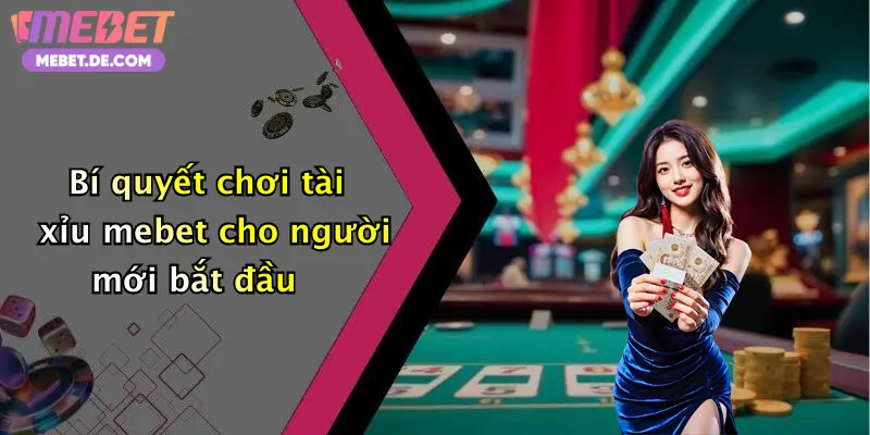 Bí quyết chơi tài xỉu mebet cho người mới bắt đầu